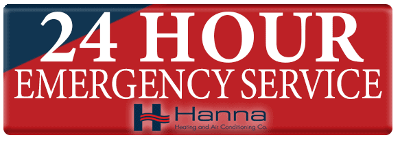 Hanna Heating & Air offers 24 7 emergency services for quick repair