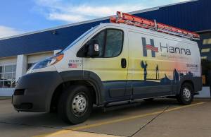 Hanna Heating & Air Van