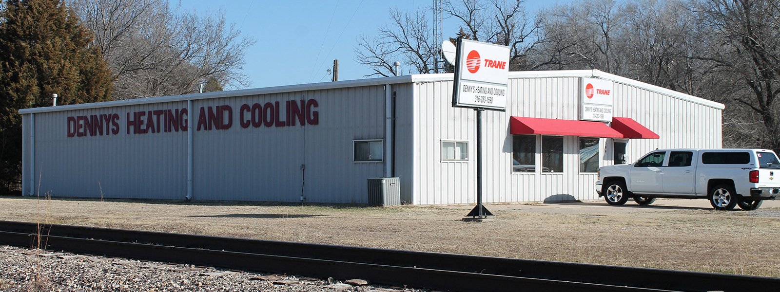 exterior of HVAC building