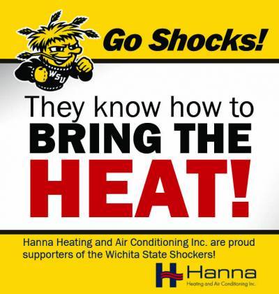 Hanna is proud supporters of Wichita State baskeball "Go Shocks!"