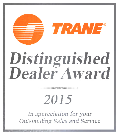 Trane Distinguished Dealer Award