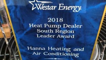 Energy-Saving Heat Pumps: Hanna Awarded Region Leader