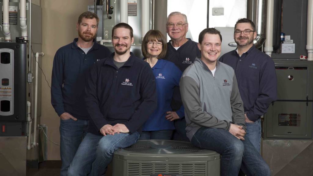 Hanna Heating & Air team of owners, managers and professional HVAC experts