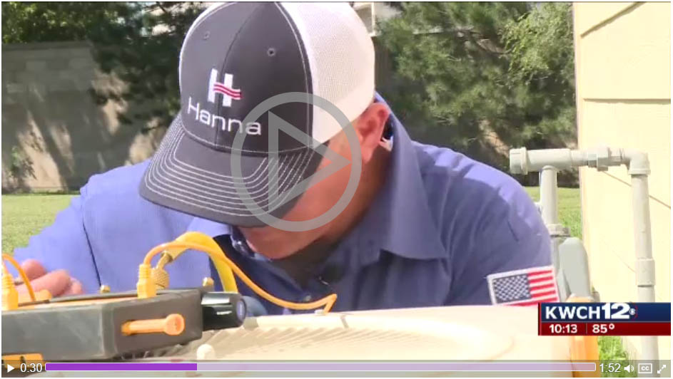 KWCH Wichita TV station interviews Hanna AC installer for R22 phase out story