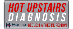 Hot Upstairs Diagnosis from Hanna Heating & Air in Wichita Newton and Andover