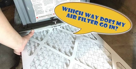 furnace filter air flow direction