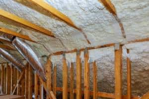 Good insulation in attic of a Wichita home